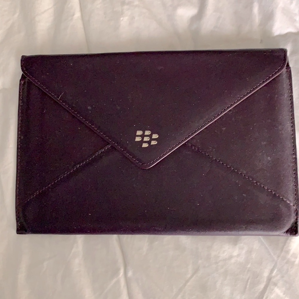 Blackberry Leather Envelope
